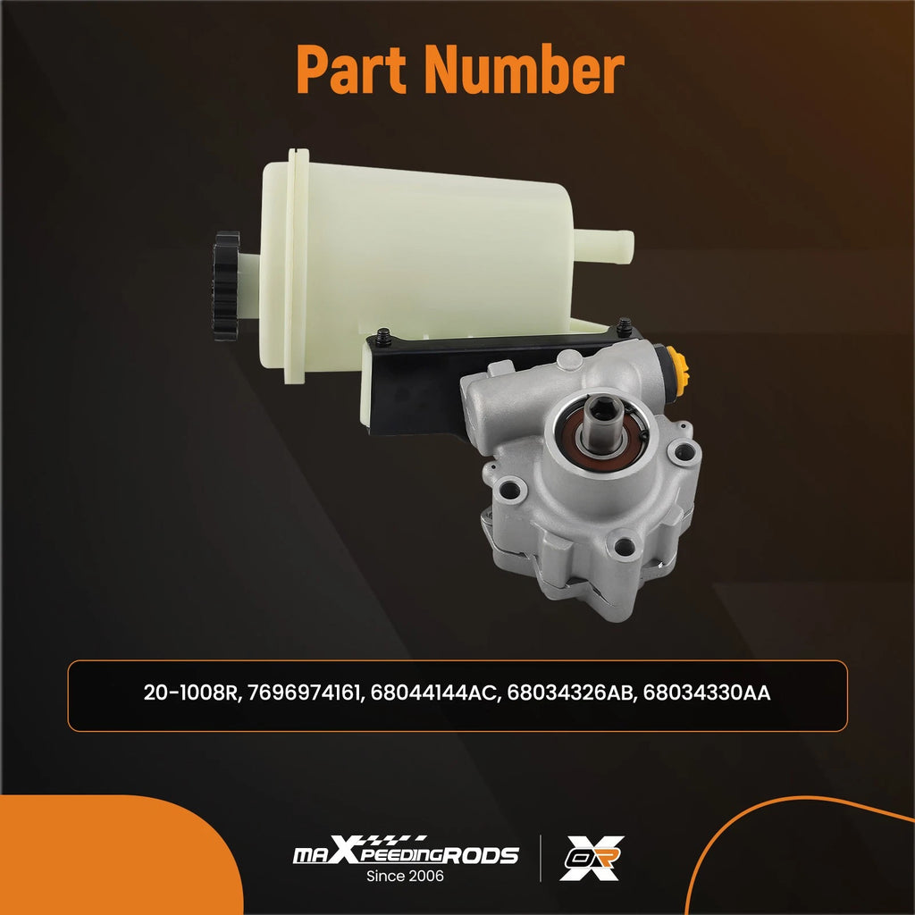 Power Steering Pump For Dodge Ram 1500 2500 3500 4500 5500 (2003–2010)
