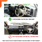 Dash Mat Carpet Cover for Nissan Navara D21 (1997-2001)