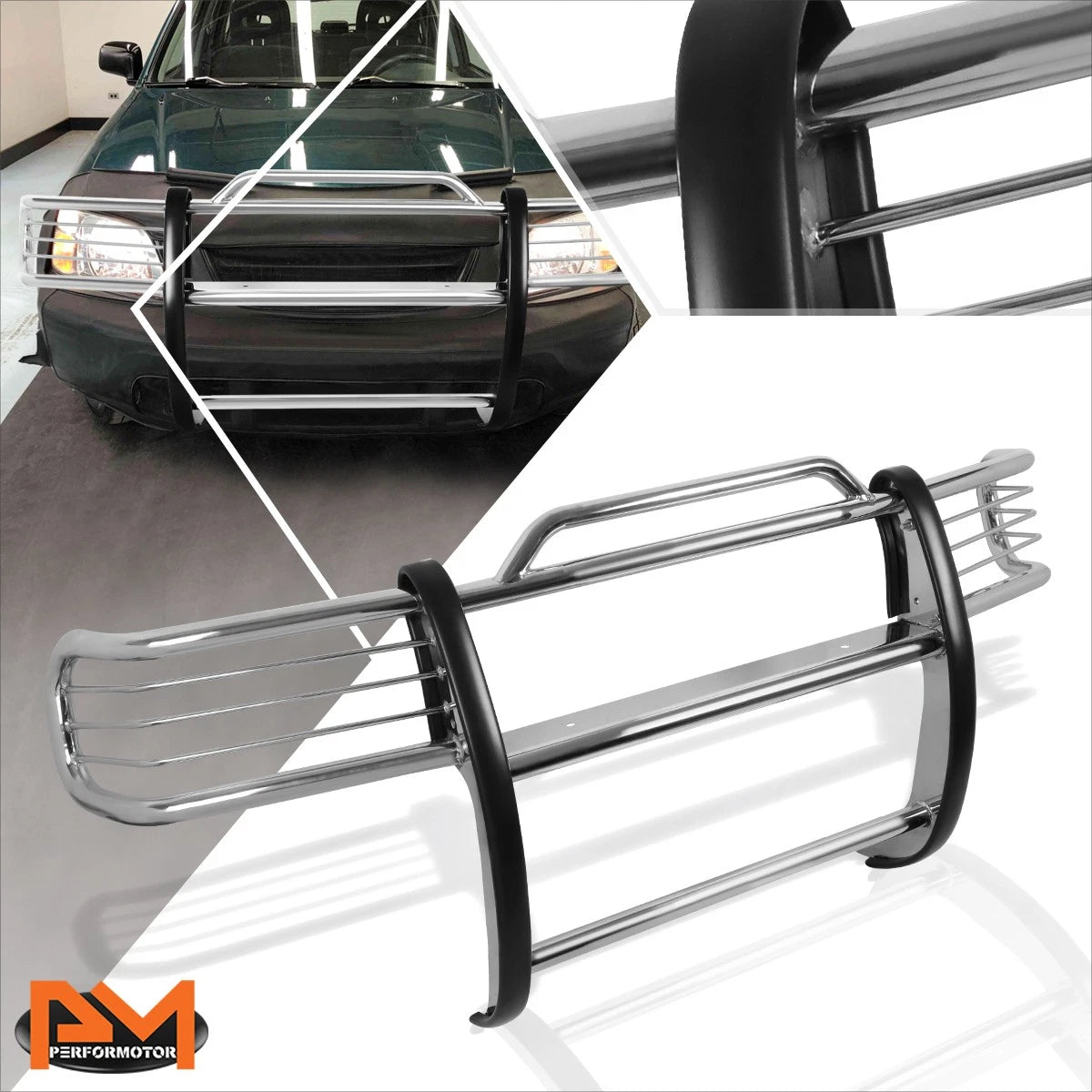 Stainless Steel Bumper Brush Grille Guard Chrome for Isuzu Rodeo Sport (1998–2004)