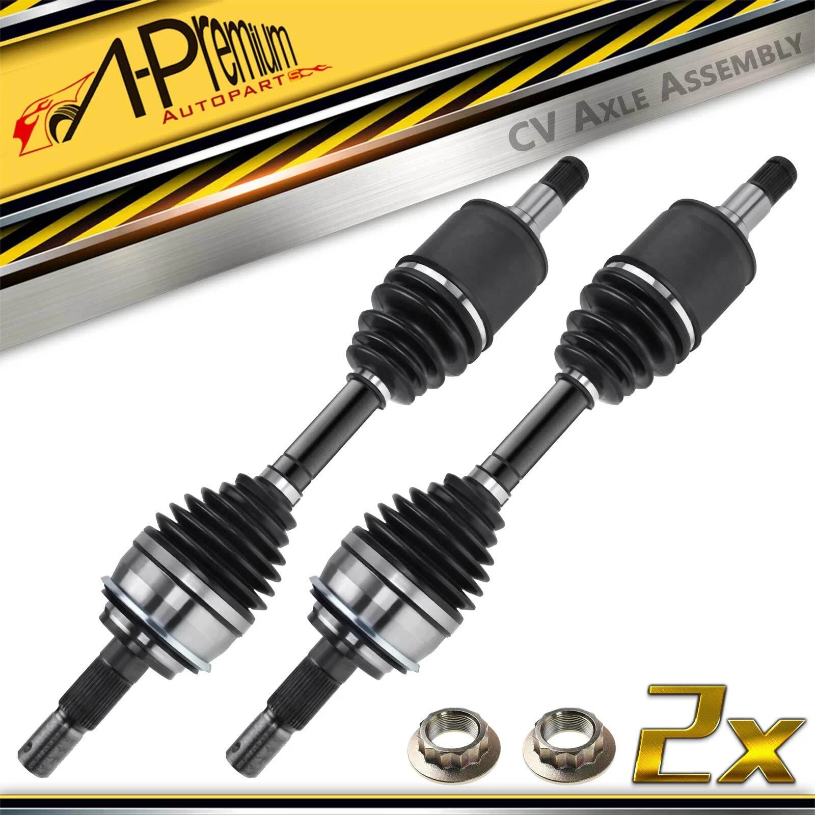 Front CV Axle Assembly for Toyota Tundra (2007-2021) Sequoia (2008-2022)