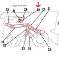 Engine Drive Belt for Lexion 470, 470R (796474)