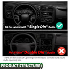 Dash Trim Bezel Cover for Chevy Blazer/Jimmy/Sonoma/S10 (1998–2004)