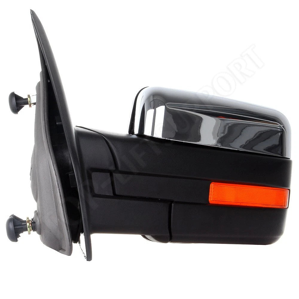 Power Heated Signal Puddle Lights for Ford F-150 (2004–2014) Chrome