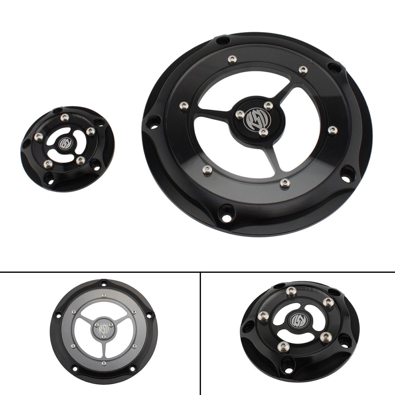 Side Stator Engine Cover Protector for Harley Road King Fat Glide (2007–2016)