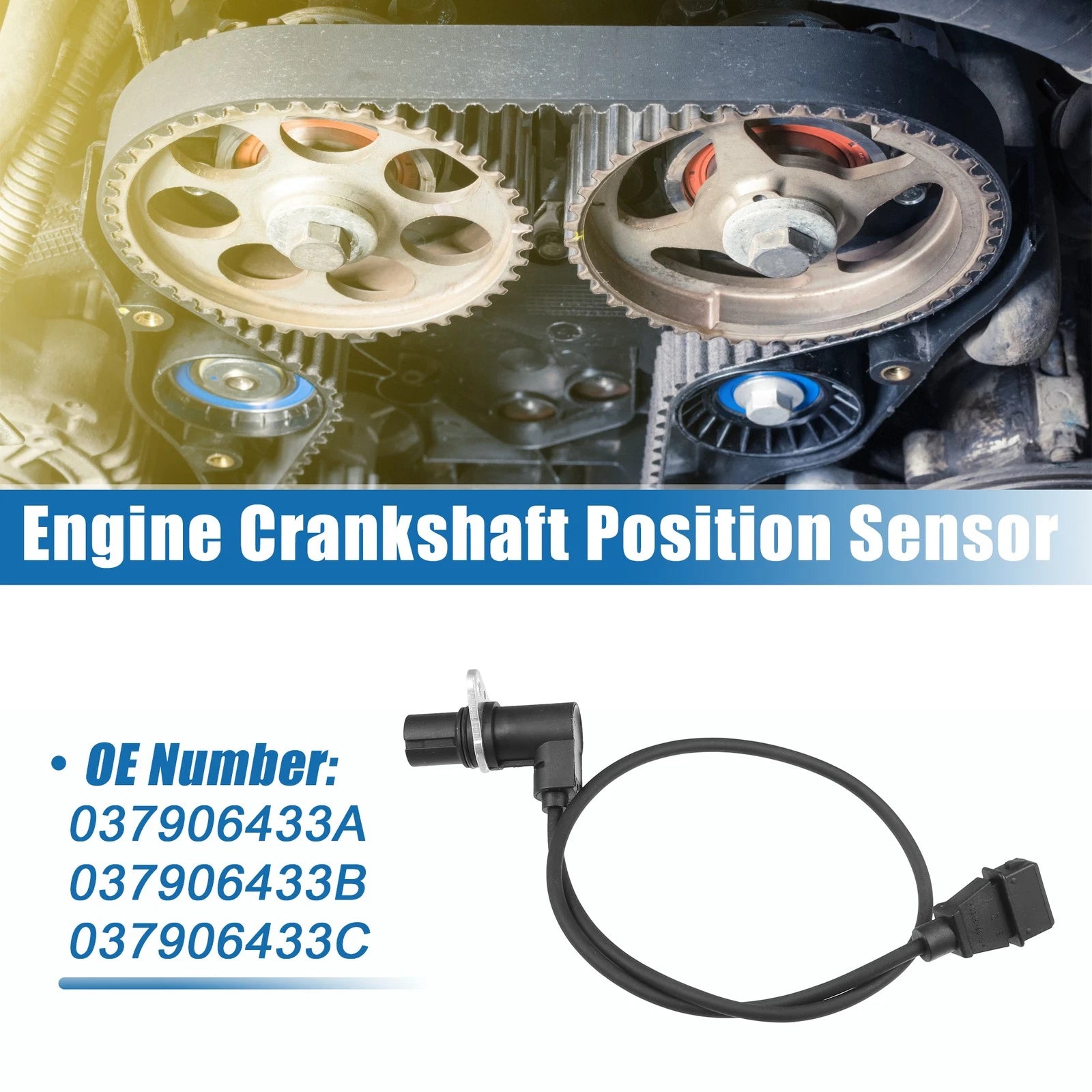 Crankshaft Position Sensor No. 037906433A for Volkswagen Jetta (1993–1998)