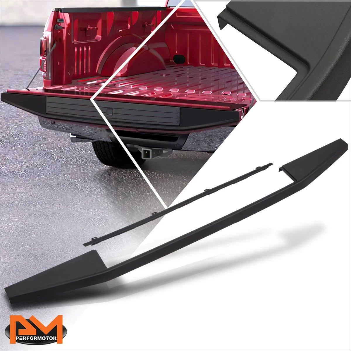 Flex Step Tailgate Top Cap Moulding Trim Covers for Ford F150 (2015–2018)