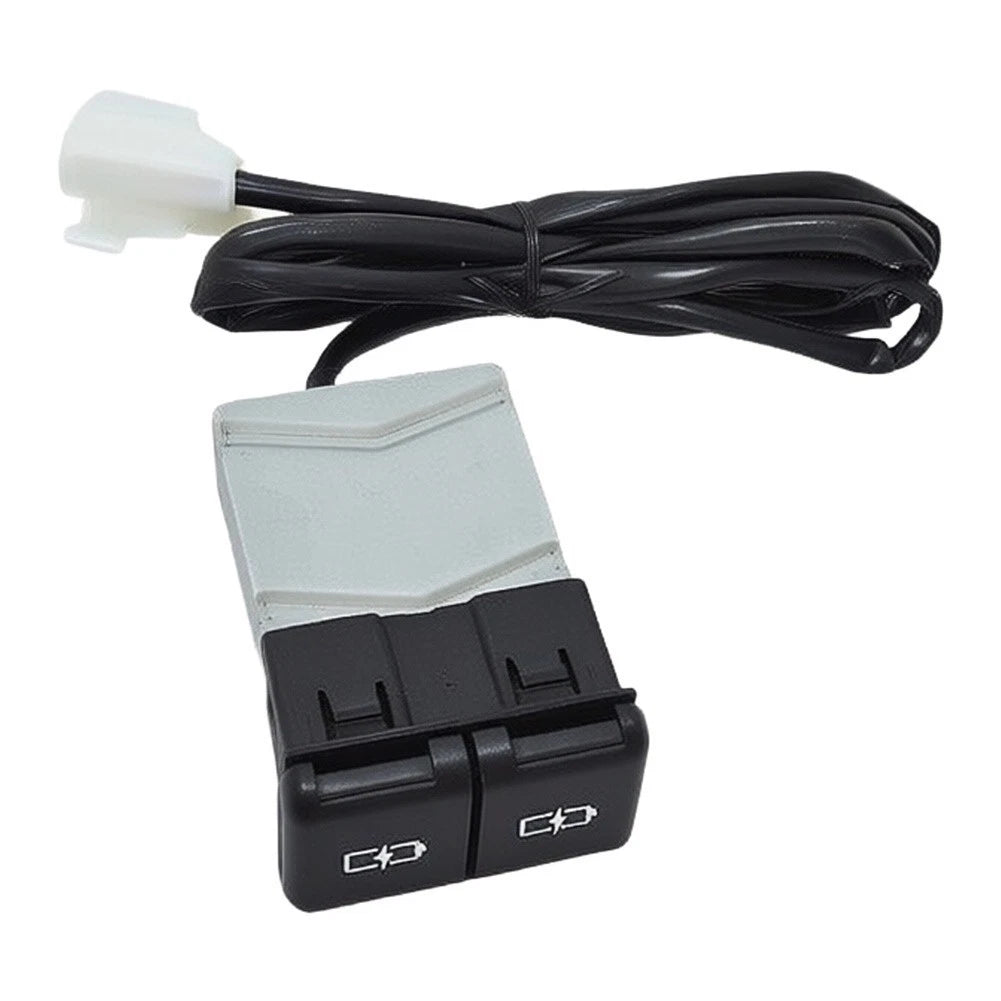 Quick Charger for Universal Vehicles - Compact Design, Blue LED Backlight