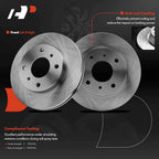 Front Disc Brake Rotors & Ceramic Pads for Nissan Sentra (2001–2006)