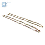 Set of 2 G80 Tie Down Tow Chains with Hooks for Heavy-Duty Use