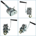 800lbs Crank Winch for Boat Trailer with 13FT Wire Rope (Universal)