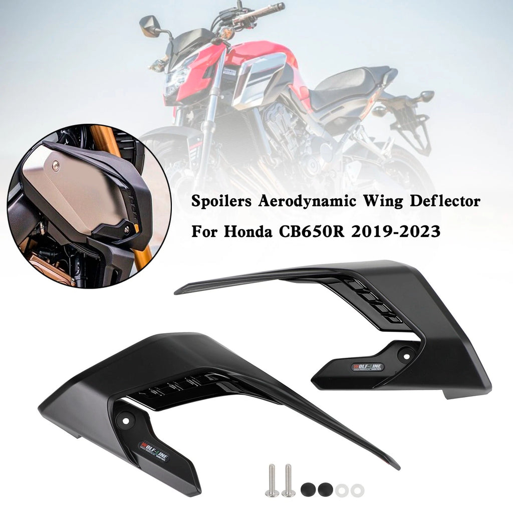 Side Spoilers for Honda CB650R (2019–2023) BLK #3