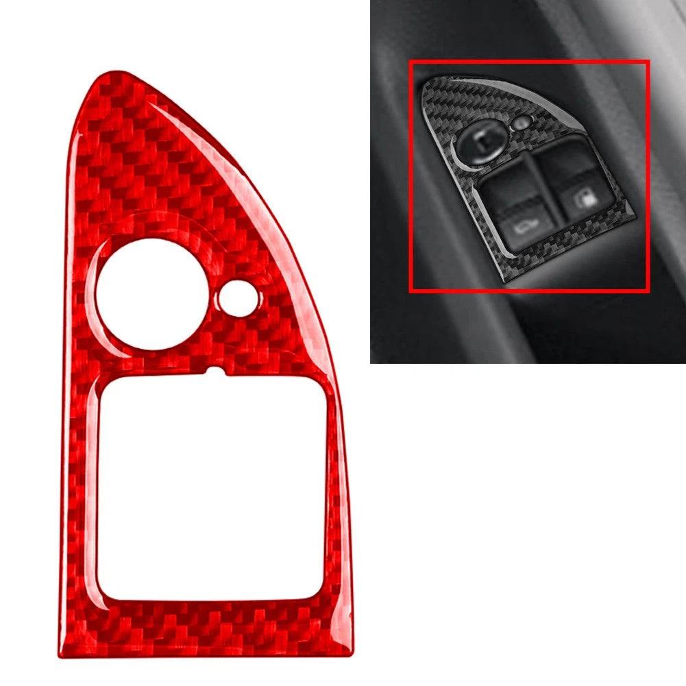 Rear Fuel Tank Switch Button Cover Trim Red for Volkswagen Passat B5 (2001–2005)