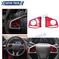 ABS Driver Side Control Button Molding Cover Kit for Honda Civic (2016–2021)