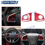 ABS Driver Side Control Button Molding Cover Kit for Honda Civic (2016–2021)