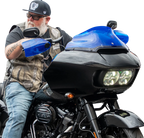 KLOCK WERKS Flare Handguards for Harley-Davidson (2023–2025) - Blue KWS-01-0133-23