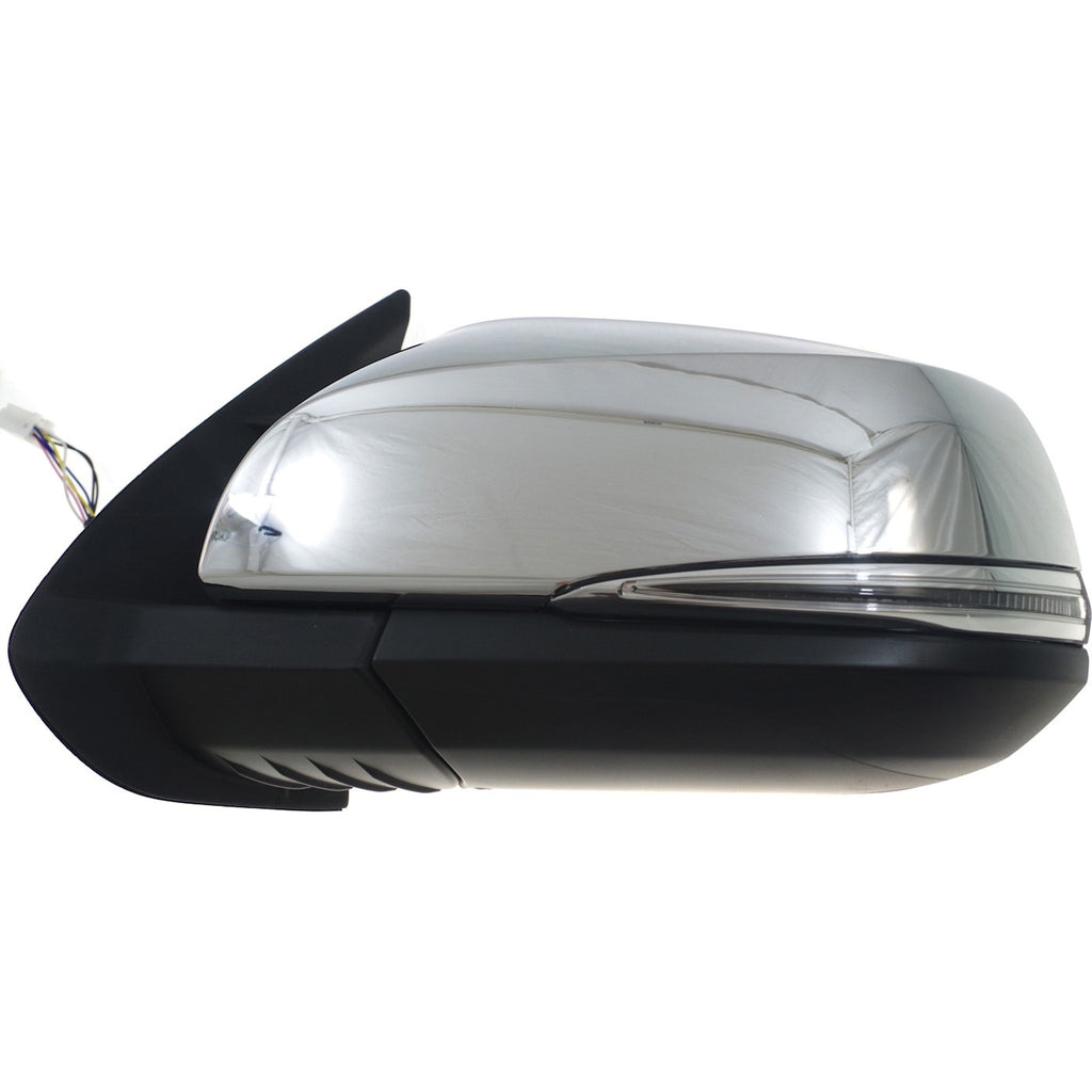 Exterior Mirror Pair for Tacoma (Power Heated Turn Signal Chrome)