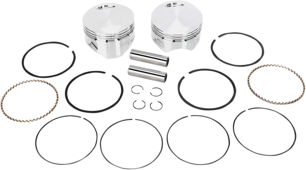Piston Kit for 113" Super Sidewinder (1992–2012) - 4.000" +0.020" 92-1412