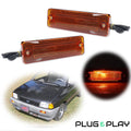 Amber Front Turn Signal Lights for Mazda 323 626 Pickup (1983–1993)