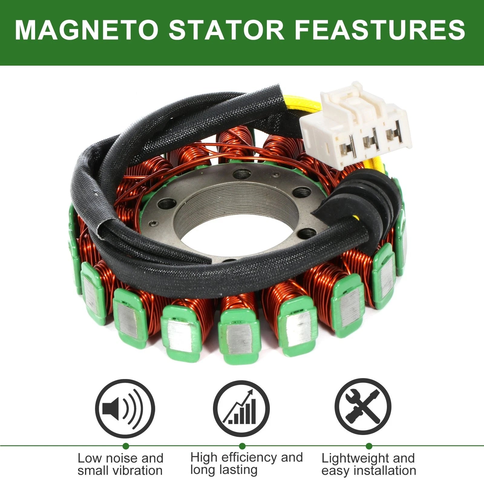 Magneto Stator for Yamaha R6 YZF-R6 (2006–2018) 2C0-81410-00-00