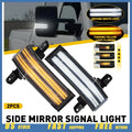 Plug & Play LED Towing Mirror Turn Signal Light for Chevy Silverado/Sierra (2014–2018)