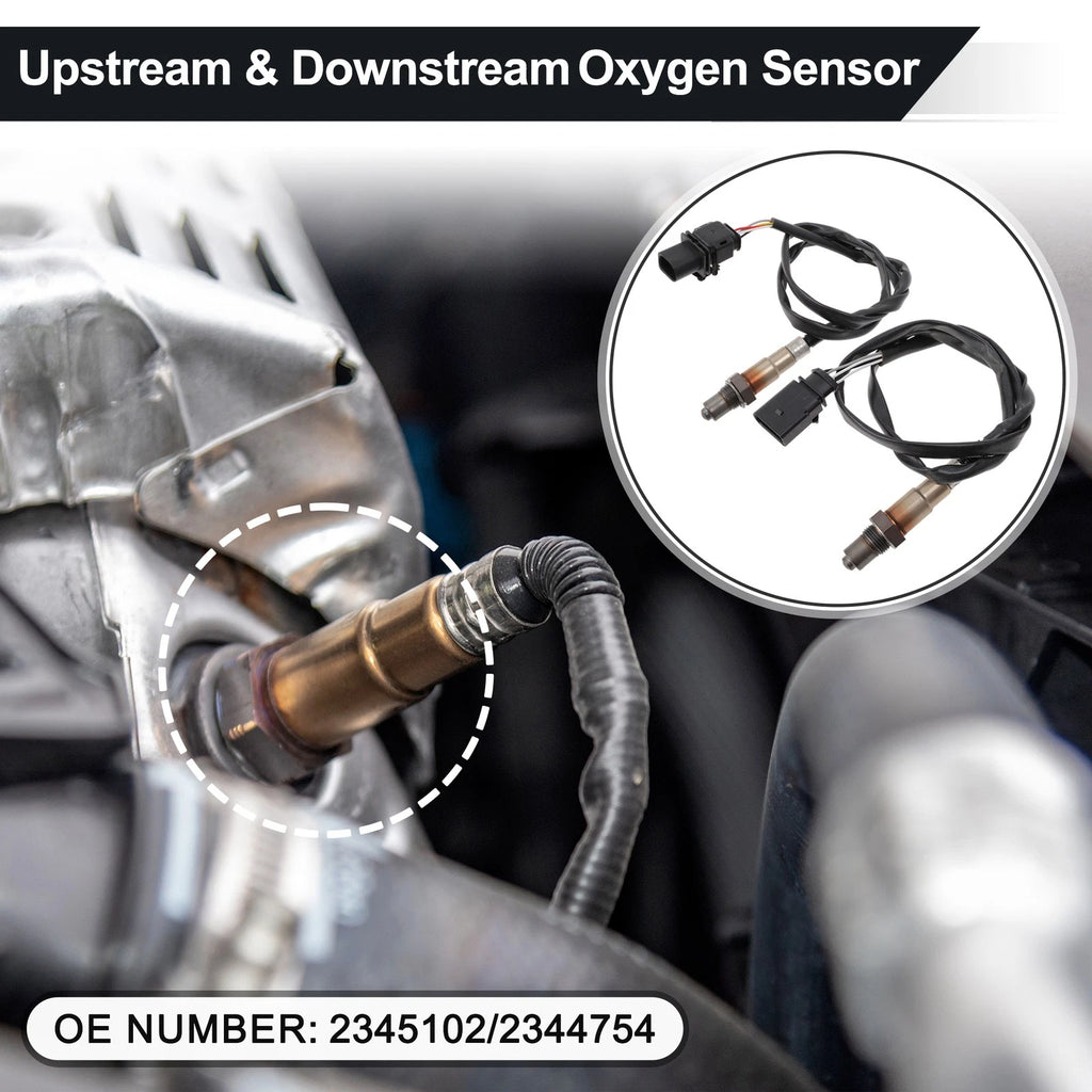 2X Upstream & Downstream Oxygen Sensor for Volkswagen Beetle (2012–2014) 2345102