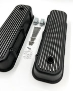 Aluminum Valve Covers Tall Finned Replacement for BBC 396 402 427 454 (–)