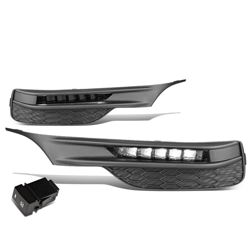 Hi-Power LED Fog Lights with Bezels & Switch for Honda Accord (2016–2017)