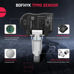 4pcs Tire Pressure Monitoring Sensors for Jeep Grand Cherokee (2011–2024)