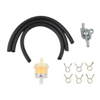 3X Streamlined Tap Setup with Filters and Hose Clamps for Reliable Water Flow