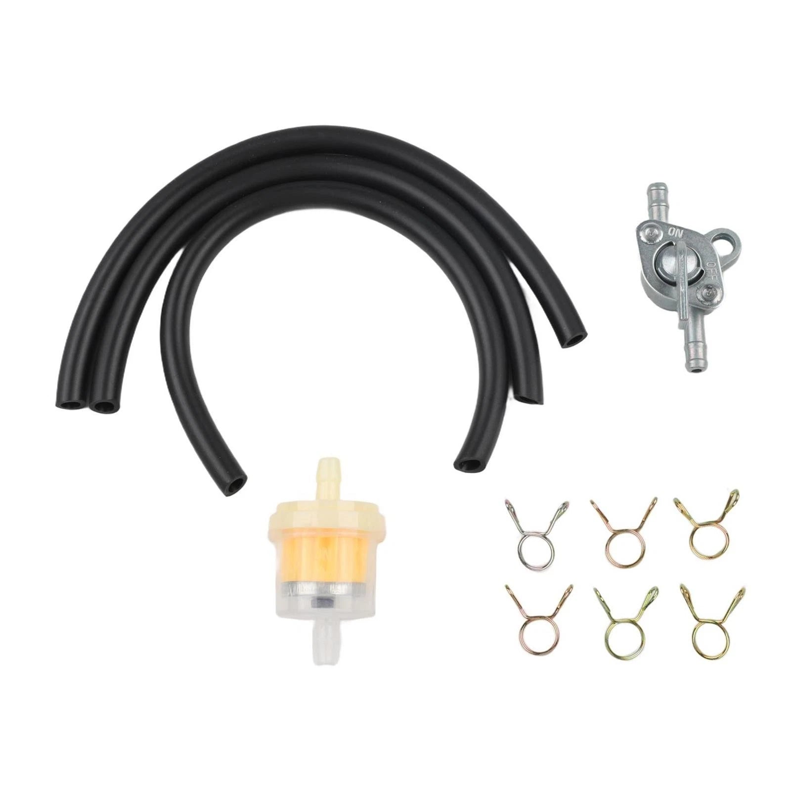 3X Streamlined Tap Setup with Filters and Hose Clamps for Reliable Water Flow