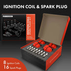 8x Ignition Coil & 16x Iridium Spark Plug for Mercedes-Benz E500 (2003-2009)