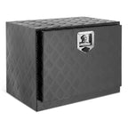 T-Bar Lock Handle for Tool Box (61cm x 46cm x 45cm) - Black, Aluminum, 5 Bar Diamond Tread