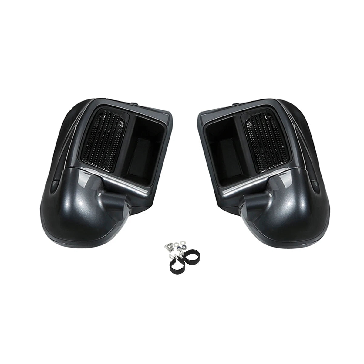 Lower Vented Fairing for Harley Street Glide (2014–2025) 24" Black Geometric