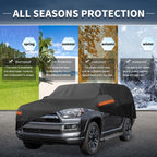 Waterproof Car Cover with Driver Door Zipper for Toyota 4Runner 