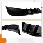 Rear Black PP Bumper Kit for BMW E82 125i 135i M Sport (2007–2013)