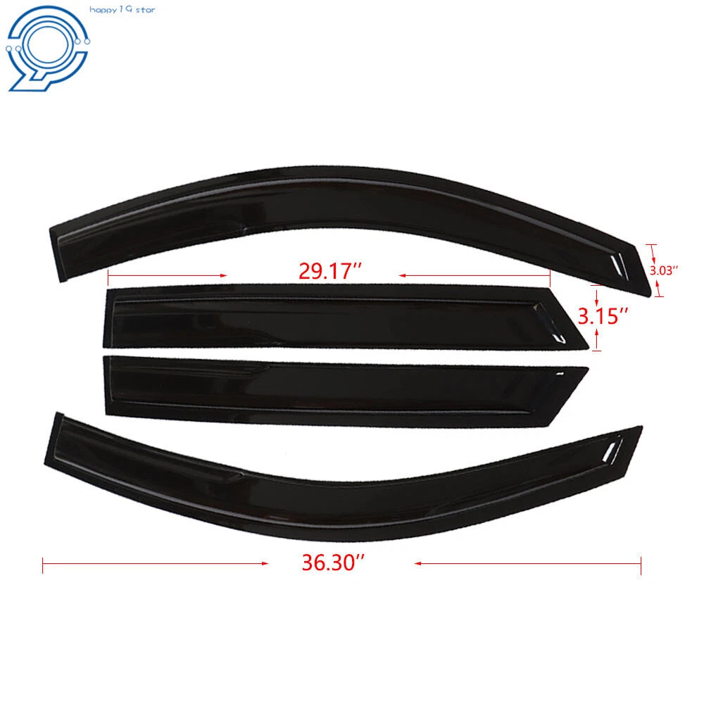 Window Visor Vent Shade Deflector for Hyundai Tucson (2016-2021)