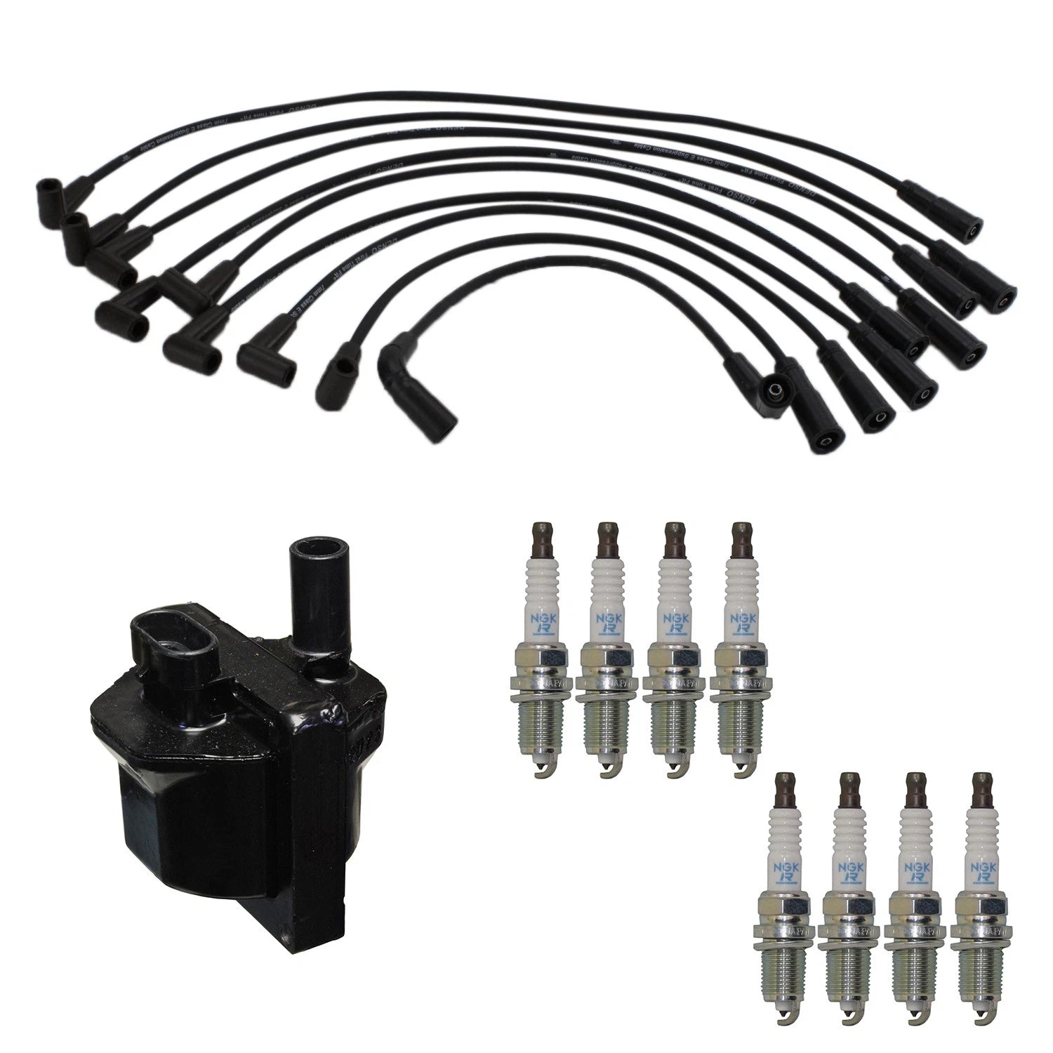 Denso Ignition Coil Wires & NGK Platinum Spark Plugs Kit for P30 P3000 (1995–2000)