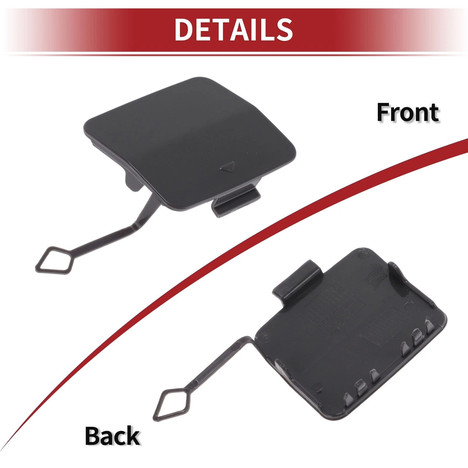 Front Tow Hook Cover Cap for BMW F20 116i 118i 120i 125i (2011–2019) No.51117292947