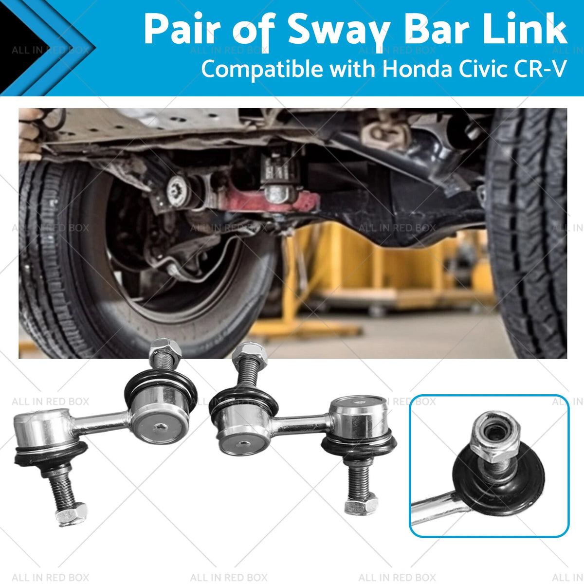 Front Sway Bar Link Kit for Honda CR-V RD4 RD5 RD6 RD7 RD8 (2001–2007)