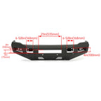 Steel Front Bumper with LED Fog Lights for Ram 2500 3500 (2010–2018)