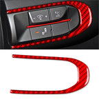 Carbon RED Headlight Switch Button Cover Trim for Hyundai Veloster (2019-23)