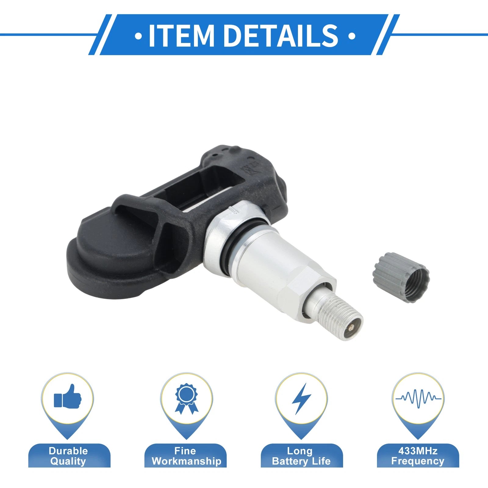 Tire Pressure Sensor No.A0009058504 for Mercedes-Benz W166 GLE250d (2015–2019)