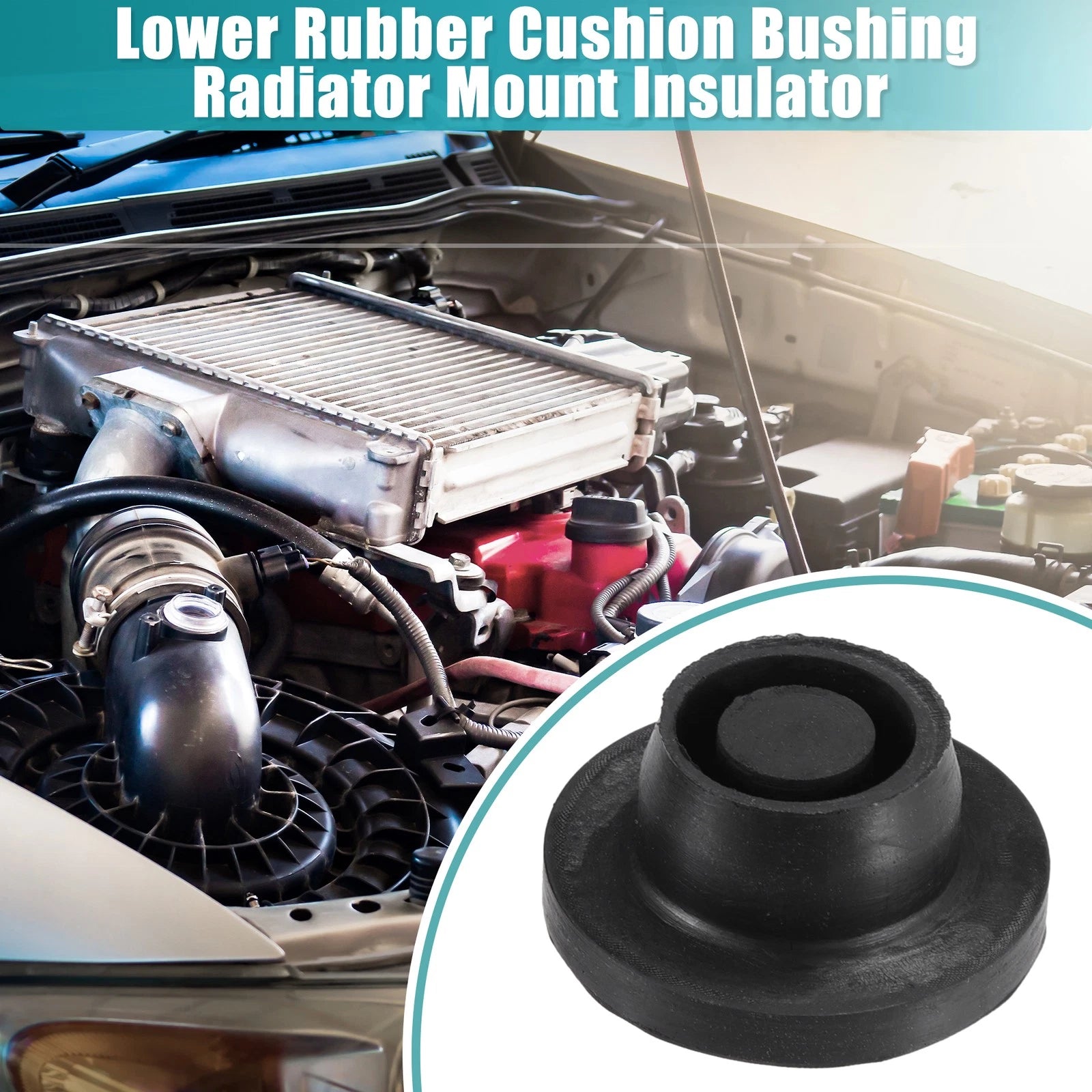 2X Upper Radiator Mount Insulator No.16523-20020 for Toyota Camry (2007–2011)