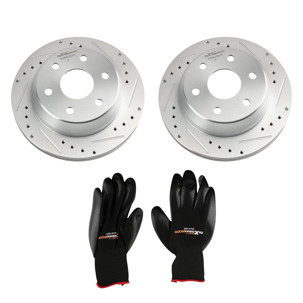 Set of 2 Rear Brake Rotors for Cadillac Escalade 2002–2006