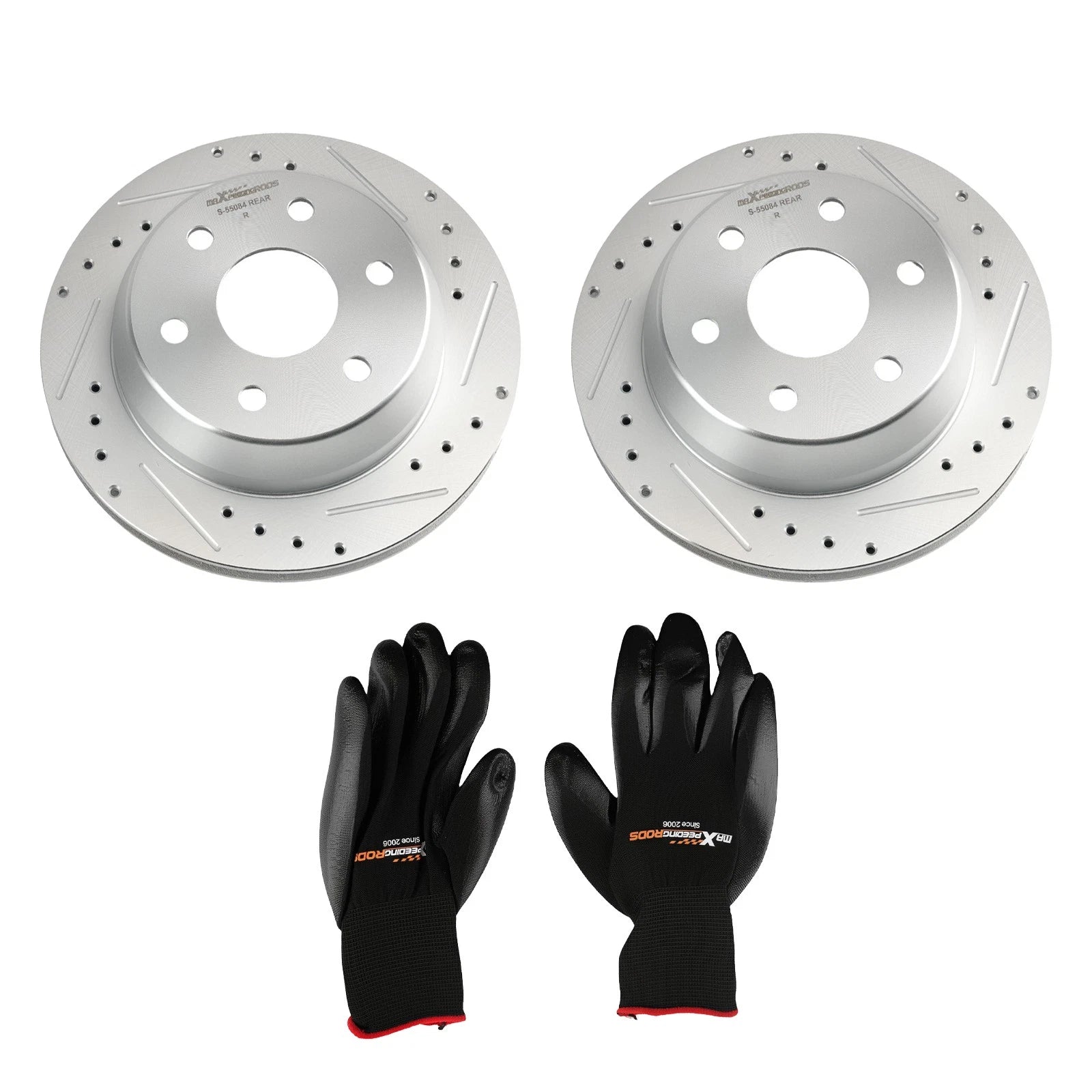 Set of 2 Rear Brake Rotors for Cadillac Escalade 2002–2006