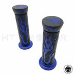 Rubber Handlebar Hand Grip for Honda Yamaha Suzuki (7/8" 22mm)