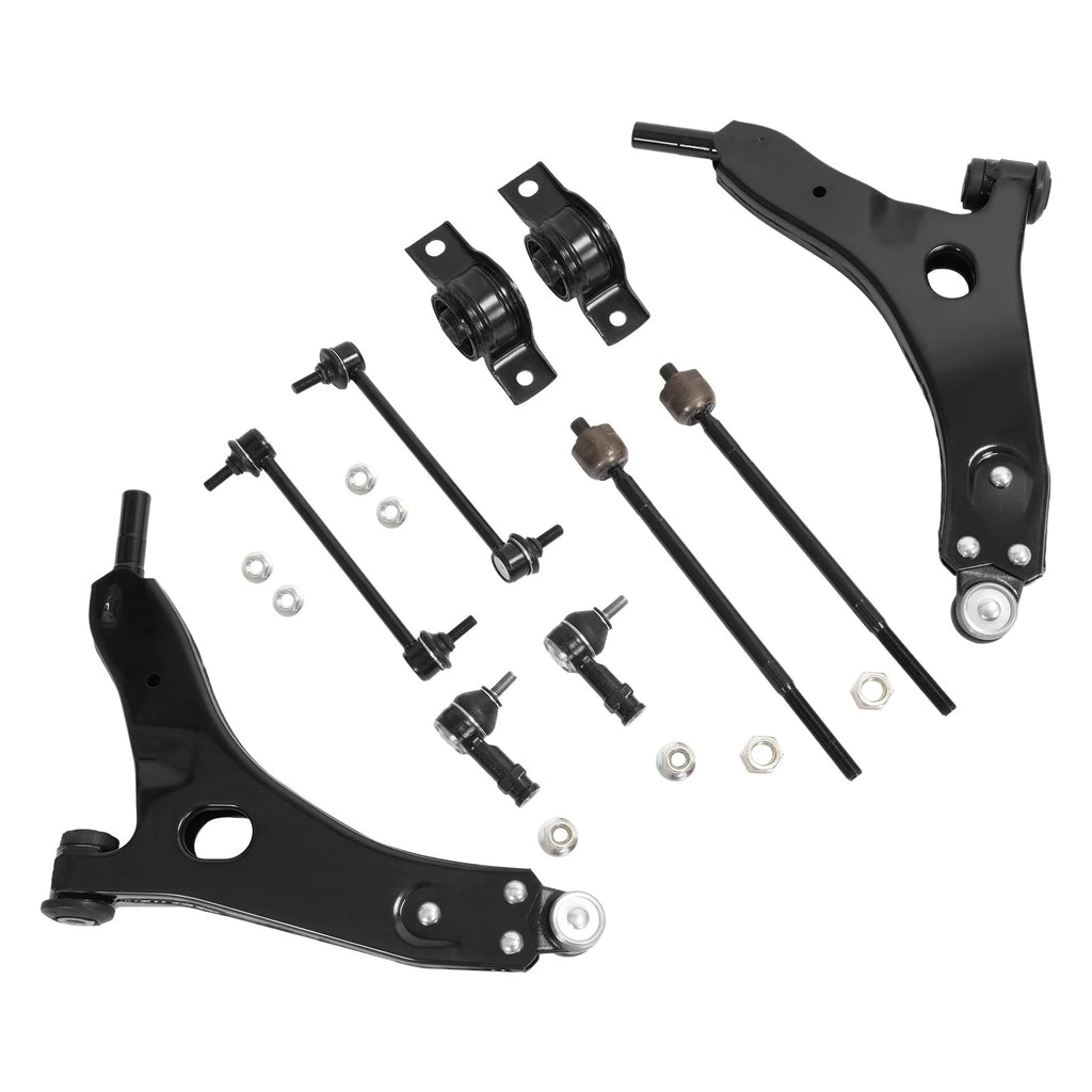 Outer Inner Tie Rod Ends Set of 2 for Ford Focus (2006–2011)