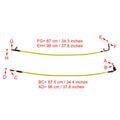 Throttle Cable Wire for Suzuki GSXR1000 (2017–2023) Yellow
