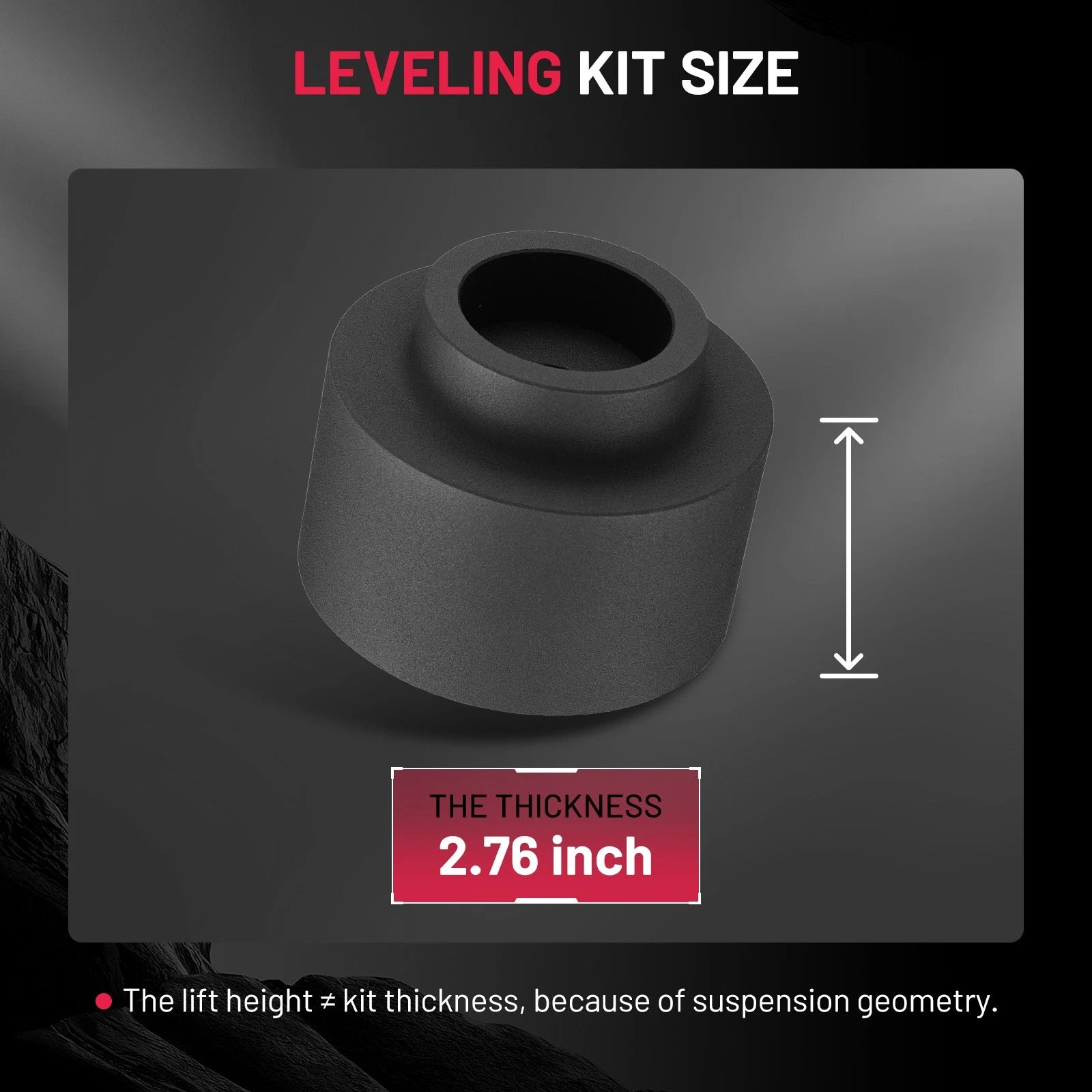 2" Rear Leveling Lift Kit for Dodge Ram 1500 (2009-2024)