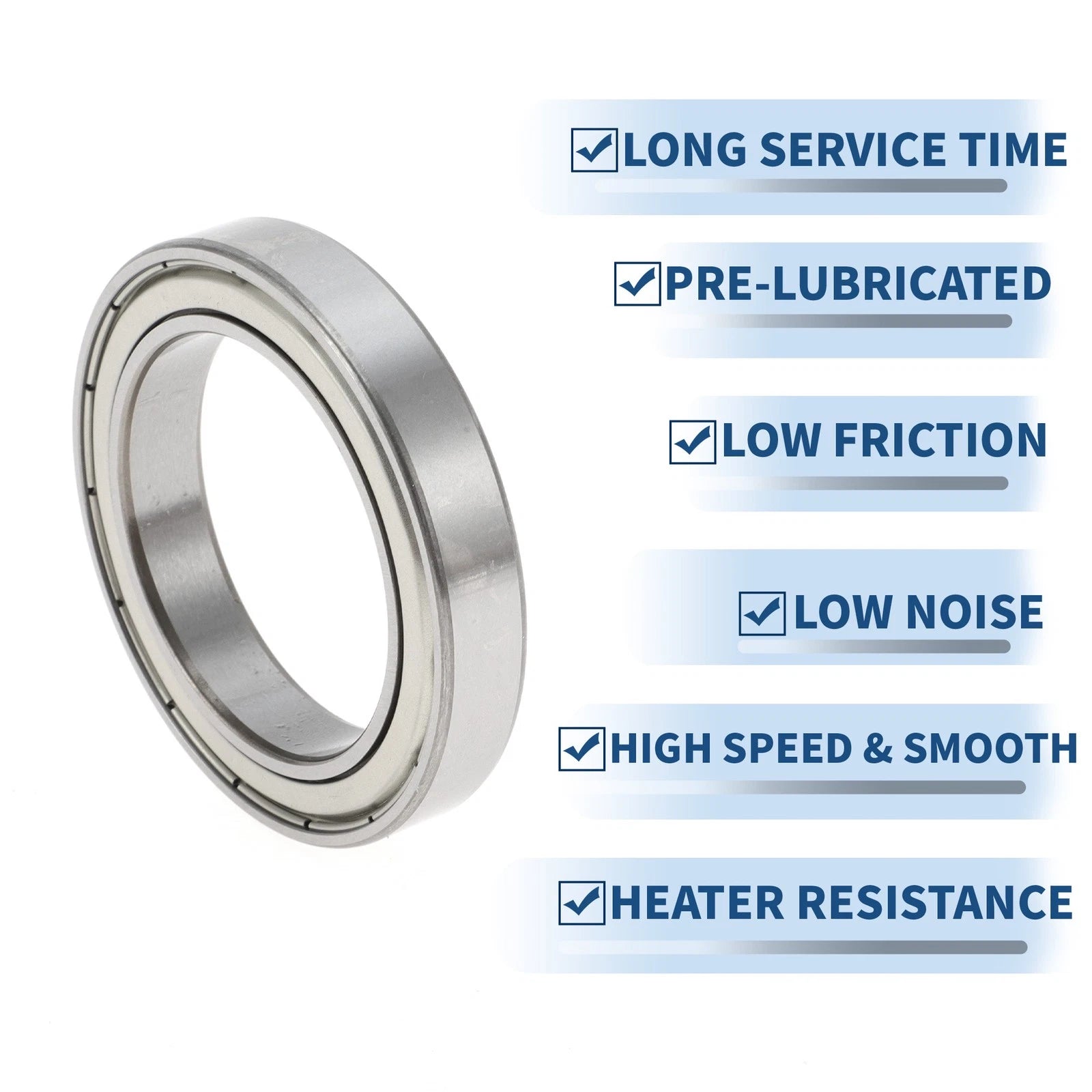 Deep Groove Ball Bearing 6910ZZ for Scooter Skateboard Wheel (50x72x12mm)